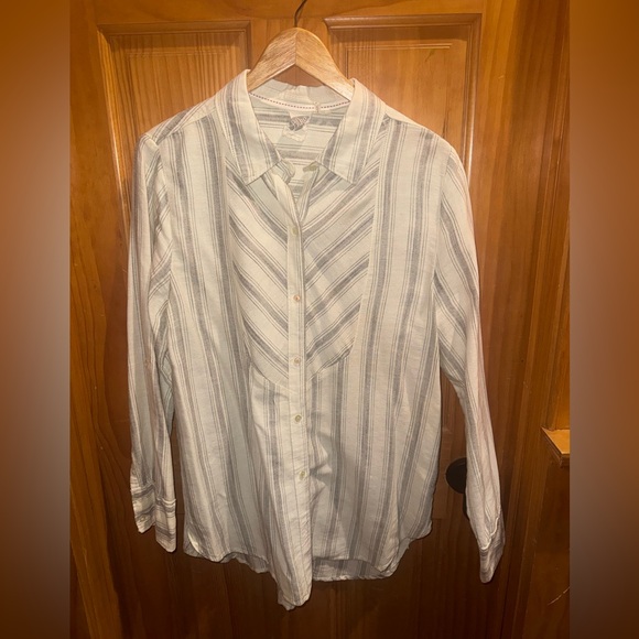 ANTHROPOLOGIE Lilka Cotton Buttondown - size medium - Picture 6 of 16